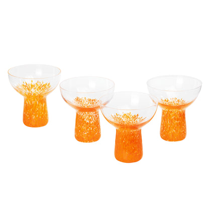 Dottie Handblown Cocktail Glass - Set of 4