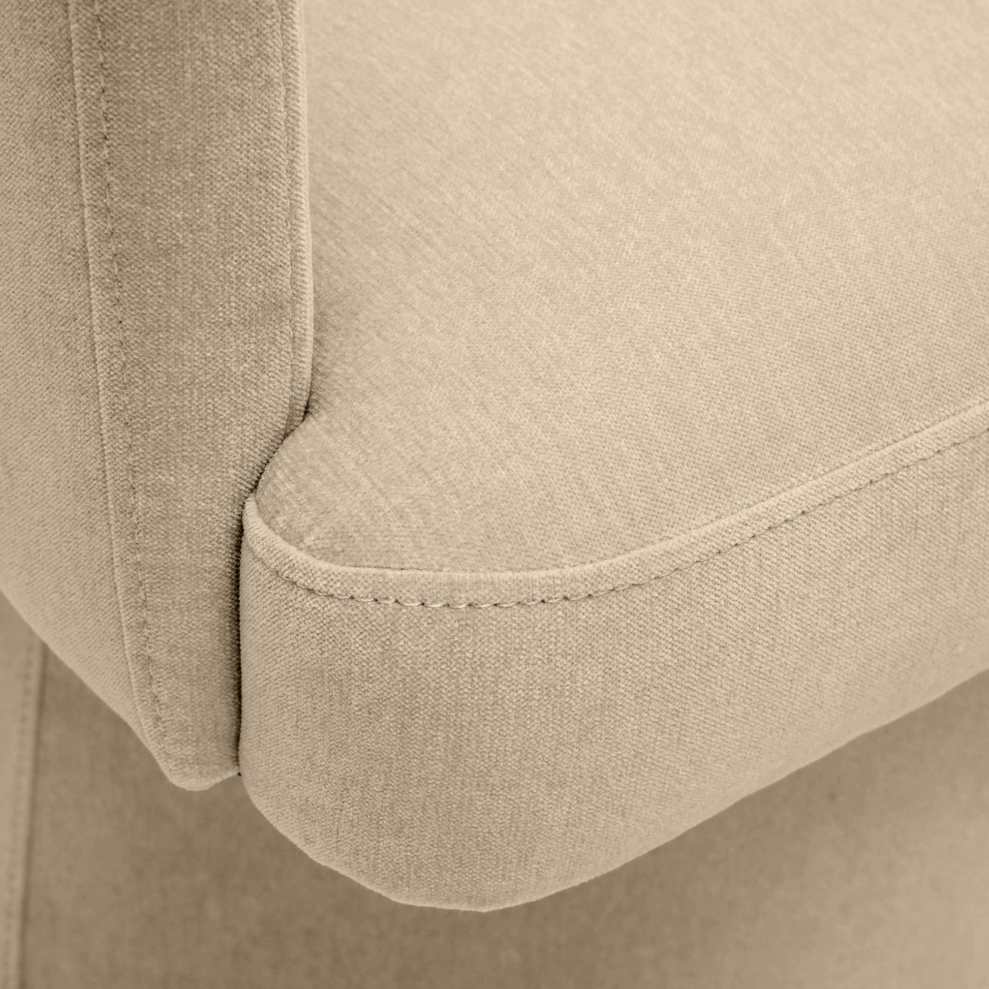 The Chloe Luxe Desk Chair Taupe Closer Detail