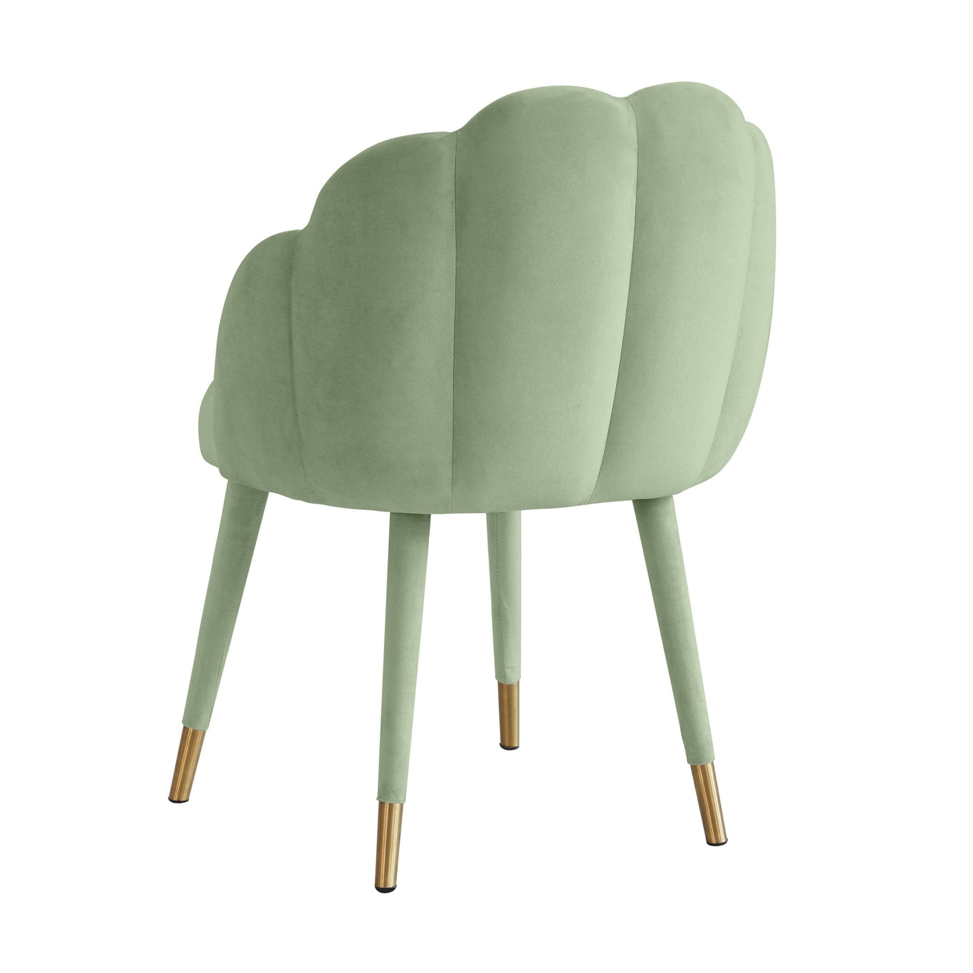 Tiffany Dining Chair Green Back View