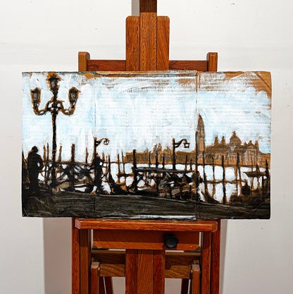 Venice February 2022 Jonah Brown Acrylic on Cardboard