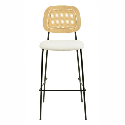 Verana Rattan Counter Stool Front View