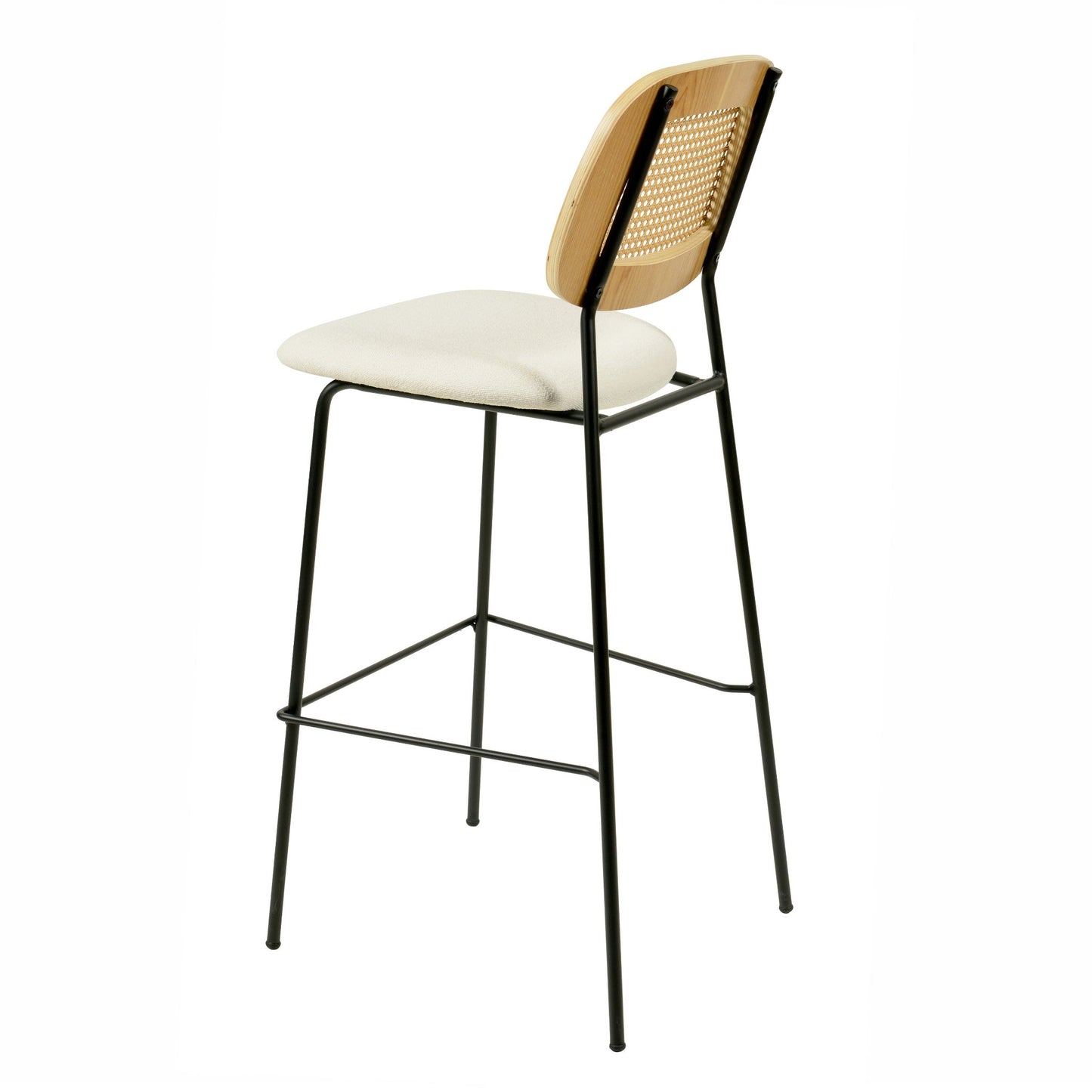 Verana Rattan Counter Stool Side View