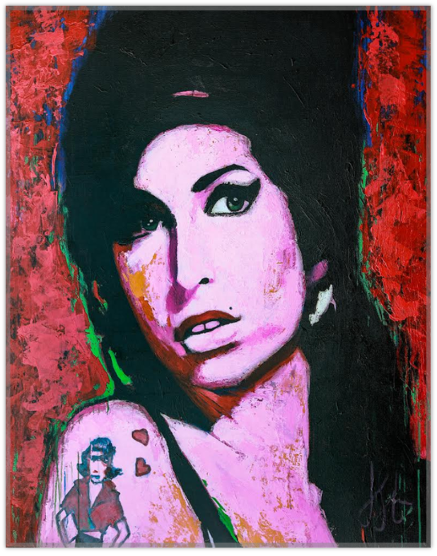 Fine Art Print "Amy Winehouse" by Jonah Brown
