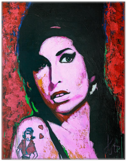 Fine Art Print "Amy Winehouse" by Jonah Brown