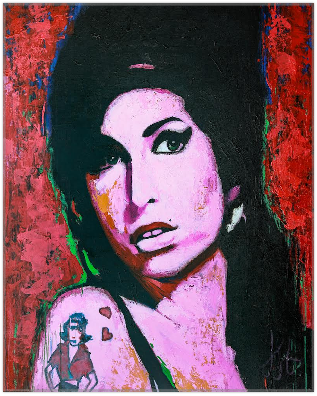 Fine Art Print "Amy Winehouse" by Jonah Brown
