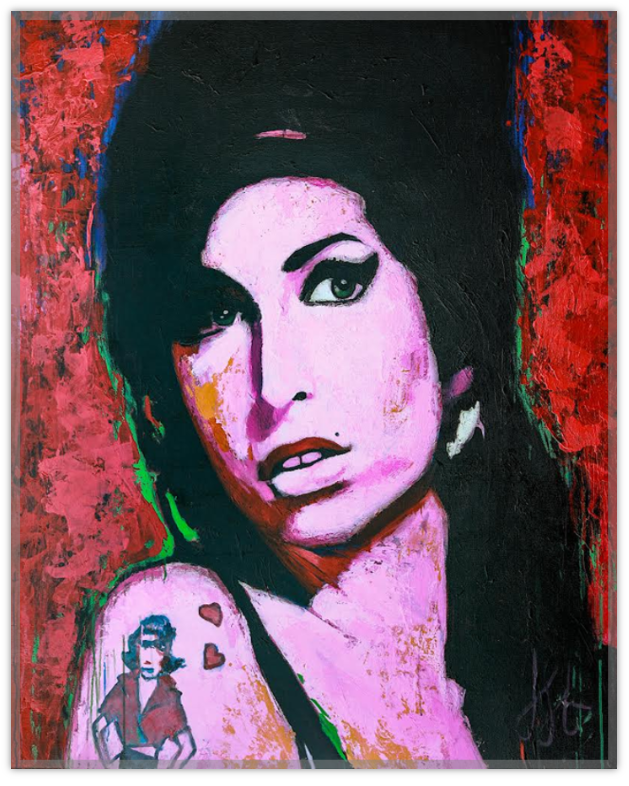 Fine Art Print "Amy Winehouse" by Jonah Brown