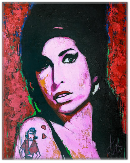 Fine Art Print "Amy Winehouse" by Jonah Brown