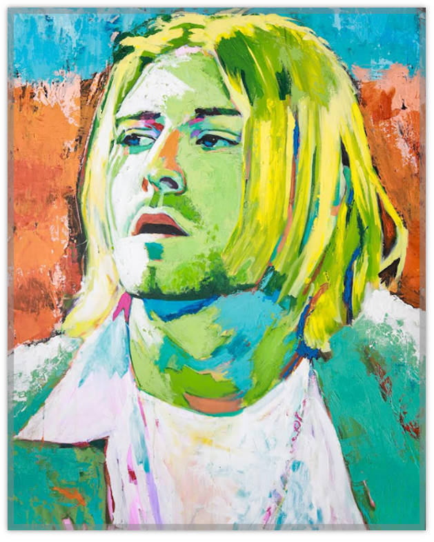 Fine Art Print "Kurt Cobain" by Jonah Brown