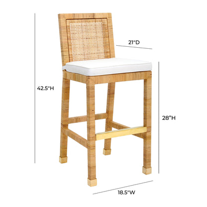 Solana Rattan Bar & Counter Stool