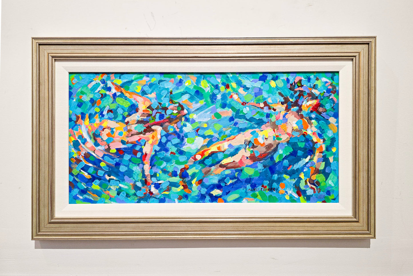 Agnes Carbrey's Swimmers Between Wave