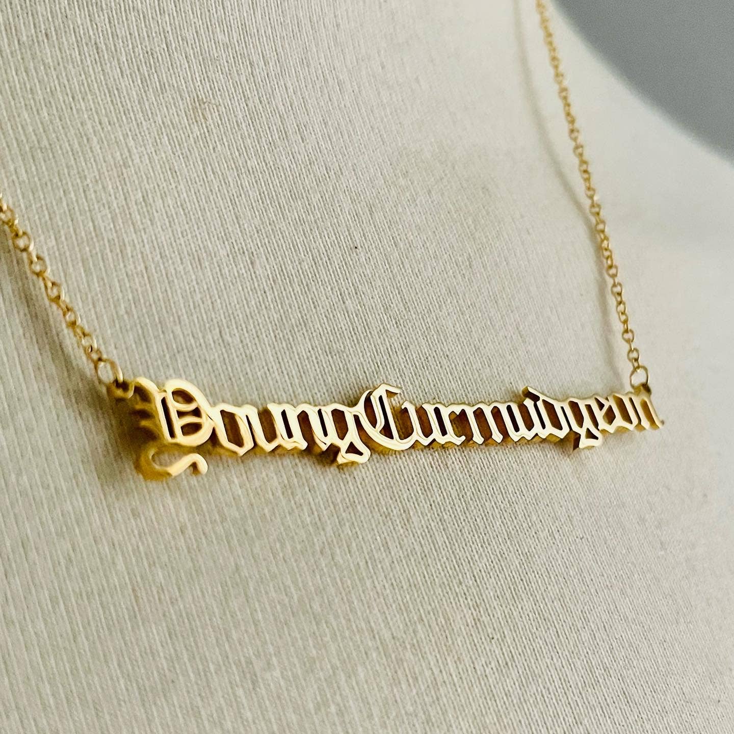 Young Curmudgeon Necklace stainless steel silver gold