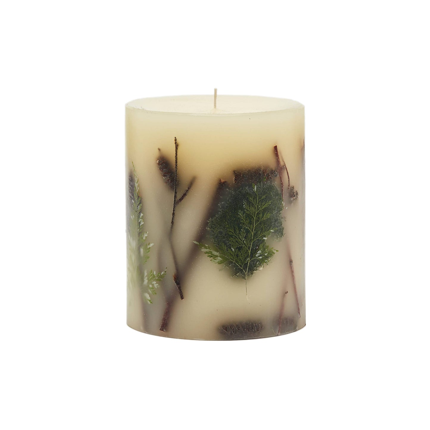 Forest Small Round Botanical Candle