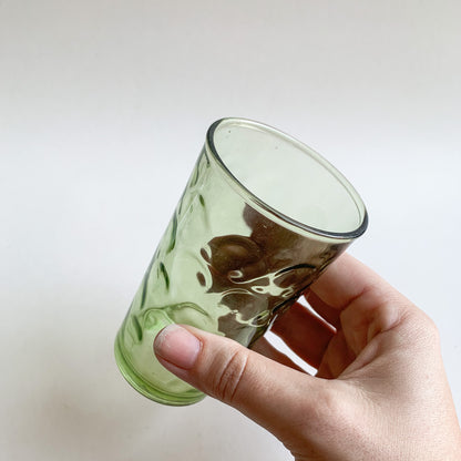 Nesting Green Polka Dot Glass Set of Three