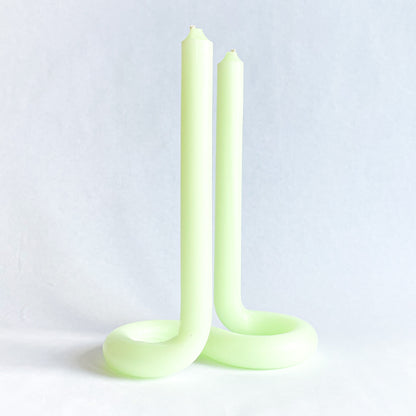 Double-Ended Twist Taper Candle