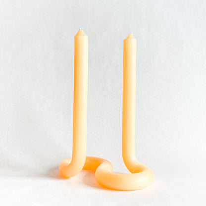Double-Ended Twist Taper Candle