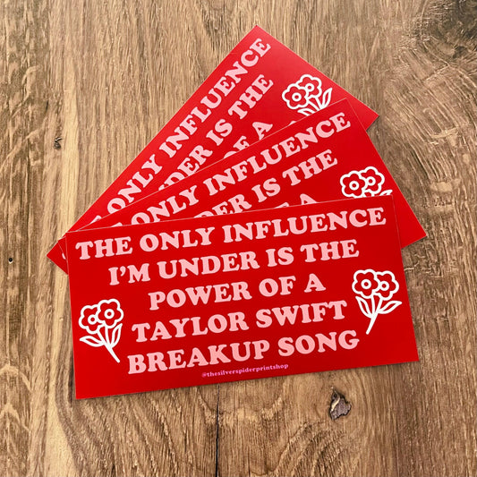 Taylor Swift Song | Vinyl Bumper Sticker